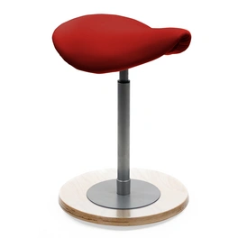 Hocker »1167«, Breite: 42 cm, höhenverstellbar, Polyester, rot