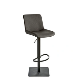 Barhocker »1287«, Breite: 40 cm, höhenverstellbar, Kunstleder, braun