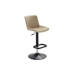 Barhocker »1235G«, Breite: 44 cm, höhenverstellbar, Kunstleder, beige