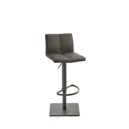 Barhocker »1285«, Breite: 42 cm, höhenverstellbar, Kunstleder, braun