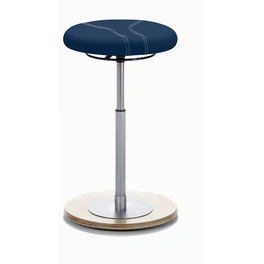 Hocker »1110«, Breite: 41 cm, höhenverstellbar, Polyester, blau