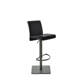 Barhocker »1286«, Breite: 41 cm, höhenverstellbar, Mikrofaser, grau