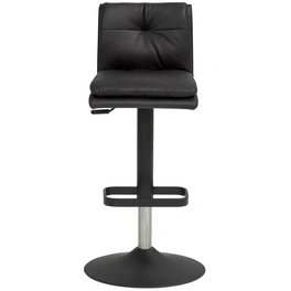 Barhocker »1211«, Breite: 44 cm, höhenverstellbar, Mikrofaser, grau