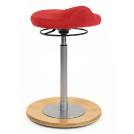 Hocker »1101«, Breite: 41 cm, höhenverstellbar, Polyester, rot