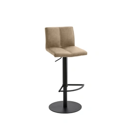 Barhocker »1385«, Breite: 42 cm, höhenverstellbar, Kunstleder, beige