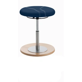 Hocker »1111«, Breite: 41 cm, höhenverstellbar, Polyester, blau