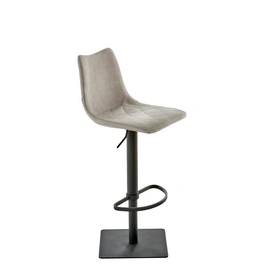 Barhocker »1275«, Breite: 43 cm, höhenverstellbar, Kunstleder, grau