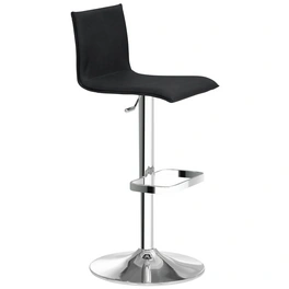 Barhocker »1212«, Breite: 45 cm, höhenverstellbar, Mikrofaser, grau