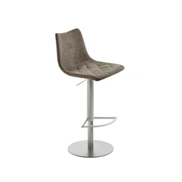 Barhocker »1375«, Breite: 43 cm, höhenverstellbar, Kunstleder, braun