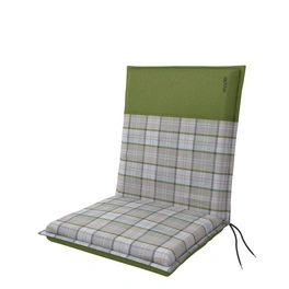 Sitzauflage »Casa«, BxLxS: 48 x 100 x 6 cm, aus 100 % Polyester, grau/beige/grün