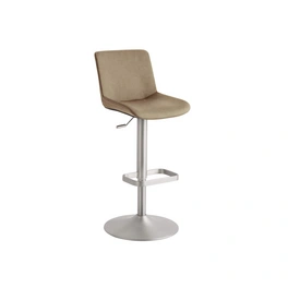 Barhocker »1235«, Breite: 44 cm, höhenverstellbar, Kunstleder, beige