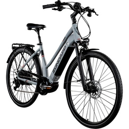 E-Bike »X400«, 28 Zoll, 11 Gänge, max. Reichweite: 145 km, silber