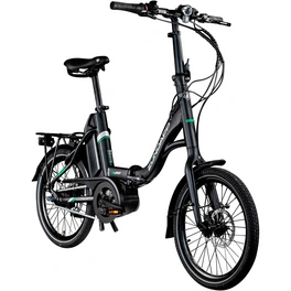 E-Bike »X20«, 20 Zoll, 7 Gänge, max. Reichweite: 120 km, schwarz/grün