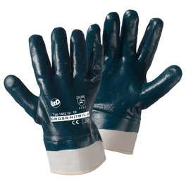 Handschuhe , blau, Baumwolle, 1 Paar