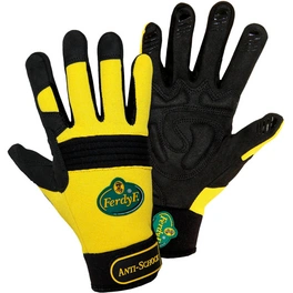 Handschuhe , gelb, Synthetisches Leder/Elastan, 1 Paar