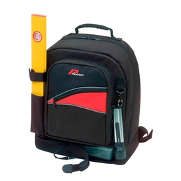 Werkzeugrucksack , BxHxL: 37 x 24 x 48 cm, schwarz/rot, Polyester