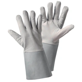 Handschuhe , grau, Nappaleder, 1 Paar