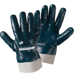 Handschuhe , blau, Baumwolle, 1 Paar