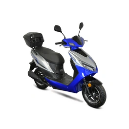 Motorroller »Sonic X«, 45 km/h, blau-silber, inkl. Topcase