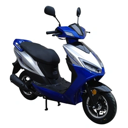 Motorroller »Sonic X«, 45 km/h, blau-silber