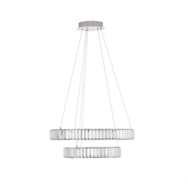 Pendelleuchte »Aurelia«, LED, 46 W, Höhe: 200 cm, chromfarben