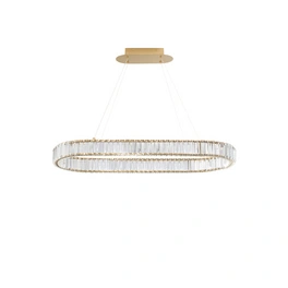 Pendelleuchte »Aurelia «, LED, 48 W, Höhe: 150 cm, goldfarben