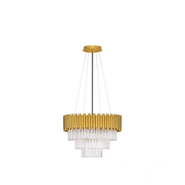 Pendelleuchte »Magnolia«, LED, 6 W, Höhe: 120 cm, goldfarben