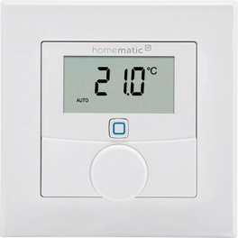 Wandthermostat, BxHxT: 86 x 86 x 54 mm, weiß