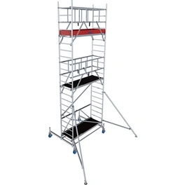 Faltgerüst »ProTec«, Arbeitshöhe: 6,80 m, max. 200 kg/m², Aluminium