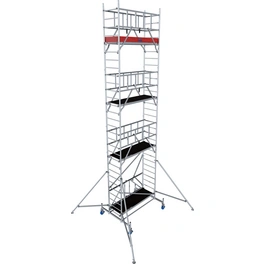 Faltgerüst »ProTec«, Arbeitshöhe: 8,80 m, max. 200 kg/m², Aluminium