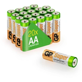 AA Batterie »GP Alkaline Super«, 1,5V, 20 Stück
