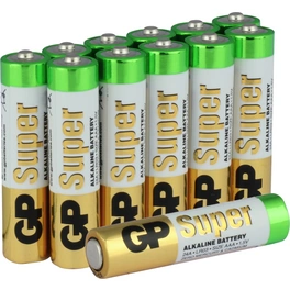 AAA Batterie »GP Alkaline Super«, 1,5V, 12 Stück