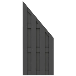 Abschlusselement »JUMBO«, Holz-Polymer-Werkstoffe (WPC), HxL: 179 x 74 cm cm