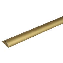 Abschlussprofil, BxHxL: 2,45 x 1,35 x 200 cm, Aluminium, goldfarben