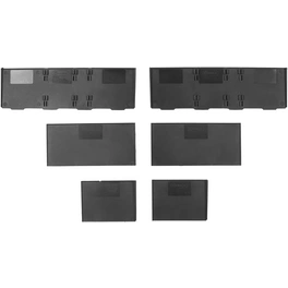 Abteiler für Systembox, BxHxT: 11 x 36,5 x 2,5 cm, schwarz