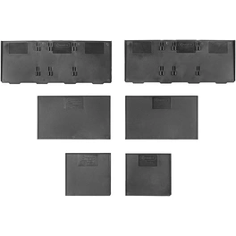 Abteiler für Systembox, BxHxT: 13 x 36,5 x 3 cm, schwarz