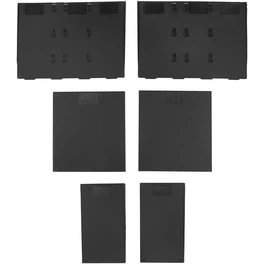 Abteiler für Systembox, BxHxT: 22,5 x 36,5 x 1,7 cm, schwarz