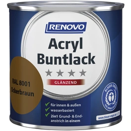 Acryl-Buntlack, glänzend, ockerbraun RAL 8001, 375ml