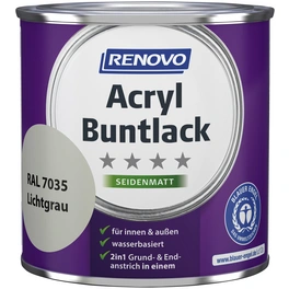 Acryl-Buntlack, lichtgrau RAL 7035, seidenmatt, 375ml