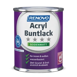 Acryl-Buntlack, rapsgelb RAL 1021, seidenmatt, 125ml