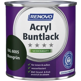 Acryl-Buntlack, seidenmatt, mossgrün RAL 6005, 375ml
