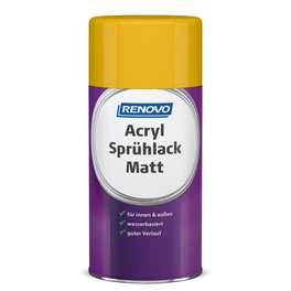 Acryl Sprühlack matt, rapsgelb RAL 1021