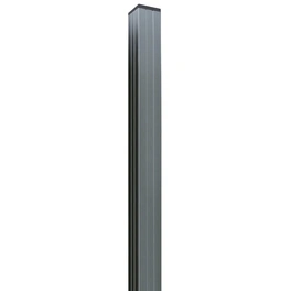 Alu-Pfosten, Aluminium, BxLxT: 6,8 x 180 x 6,8 cm