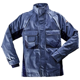 Arbeitsjacke taubenblau/marine, Polyester/Baumwolle, Gr. 4XL