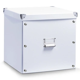Aufbewahrungsbox, BxH: 33 x 32 cm, Pappe/Metall