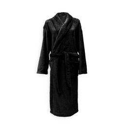 Bademantel »Cara«, schwarz, 100% Polyester