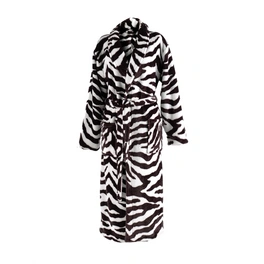 Bademantel »Zebra«, braun, 100% Polyester