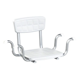 Badewannensitz, Sitzbreite: 67 cm, Aluminium/Kunststoff, weiß