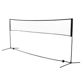 Badmintonnetz, schwarz, Kunststoff/Metall