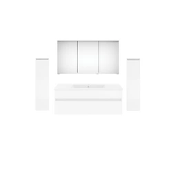 Badmöbel-Set »twenty one«, 5-teilig, Waschbecken BxHxT: 122 x 1,5 x 51 cm, montiert